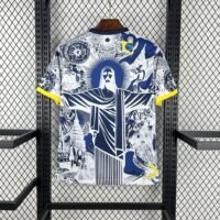 Brazil 2025-26 Blue and white Jersey