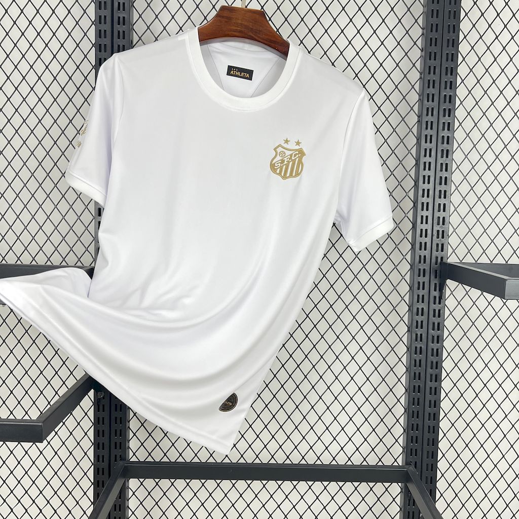 Santos 2025-26 Pele 1.000 GOLS White Jersey Santos 2025-26 Pele 1.000 GOLS White Jersey