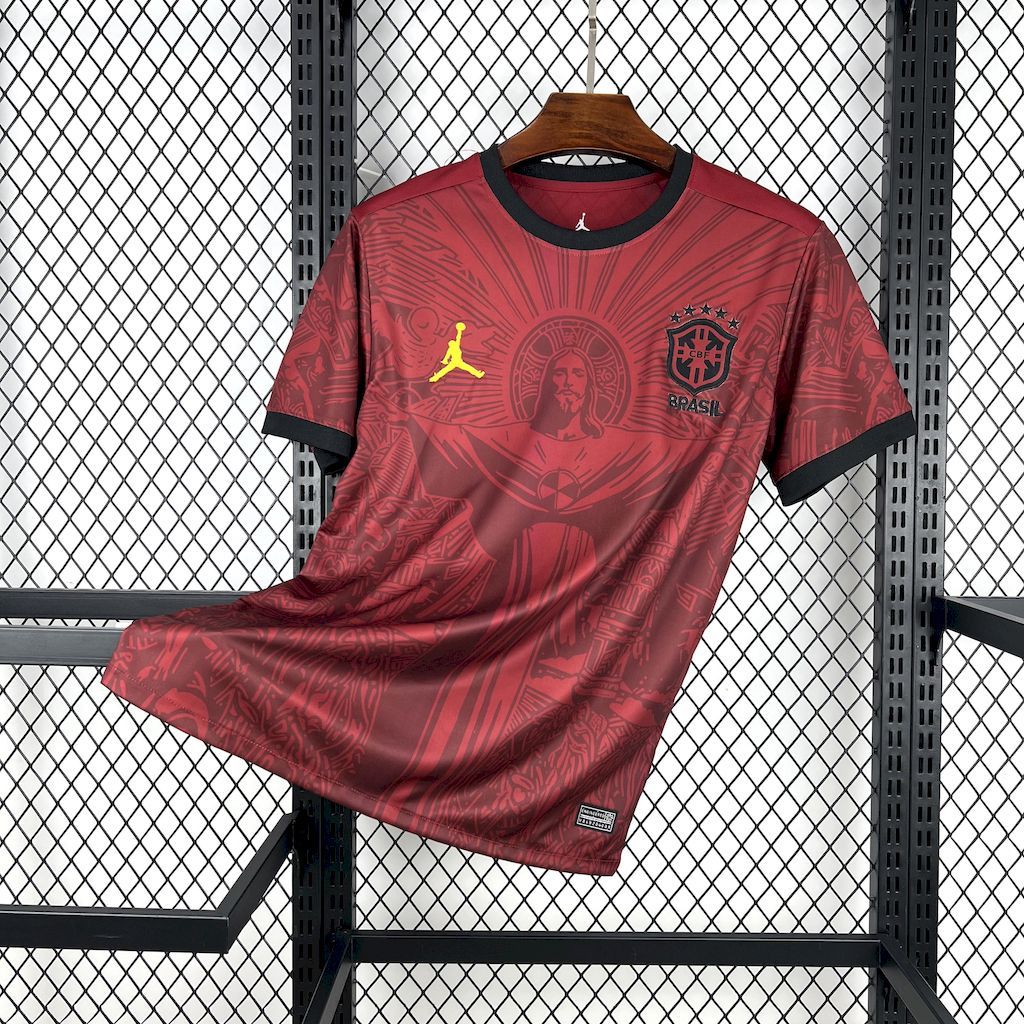 Brazil 2025-26 Jordan Maroon Special Edition Jersey Brazil 2025-26 Jordan Maroon Special Edition Jersey