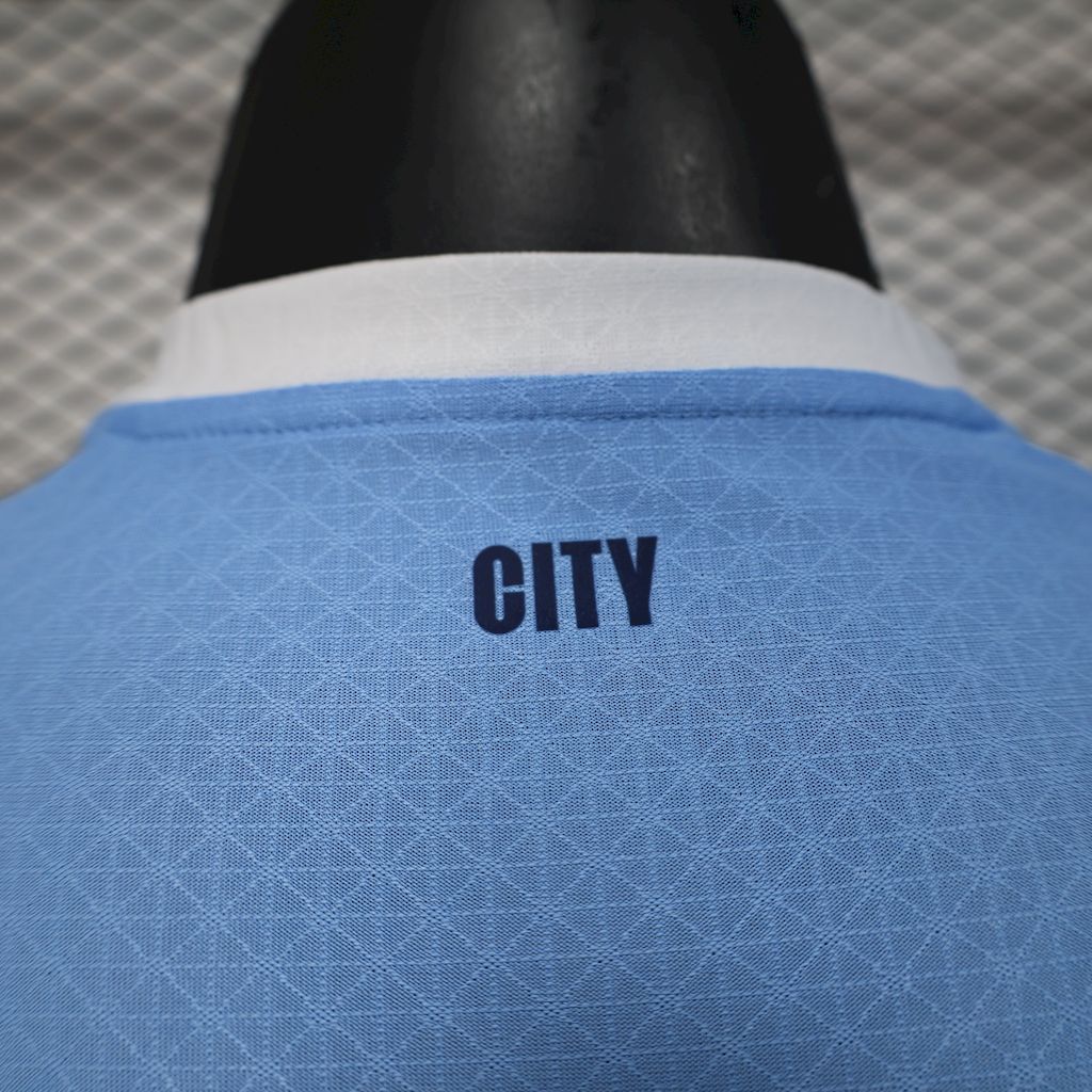 Manchester City 2025-26 Home Jersey Player Version