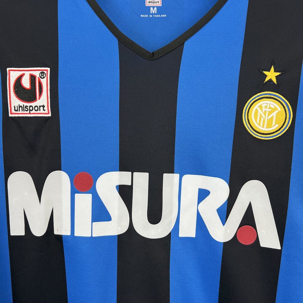283a13f58c0249059d163de4a51e7f4c Inter Milan 1990-91 Home Retro Jersey