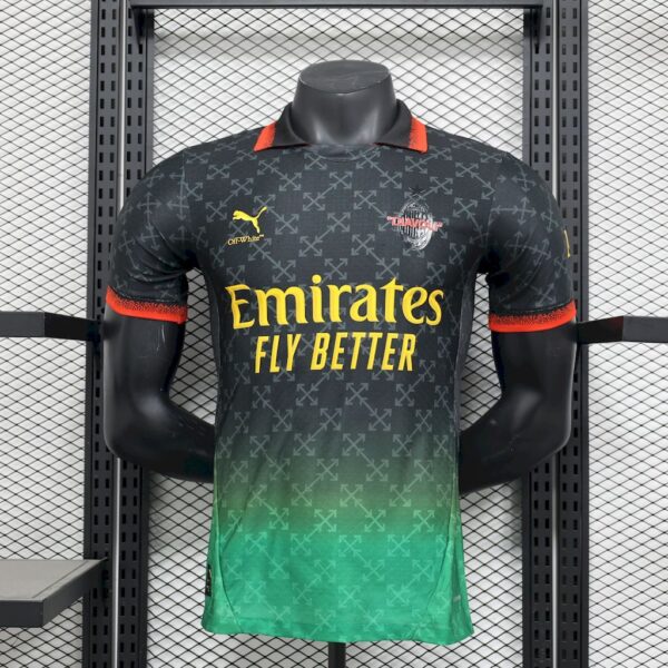 AC Milan 2025 26 Co Branded Edition Jersey Player Version