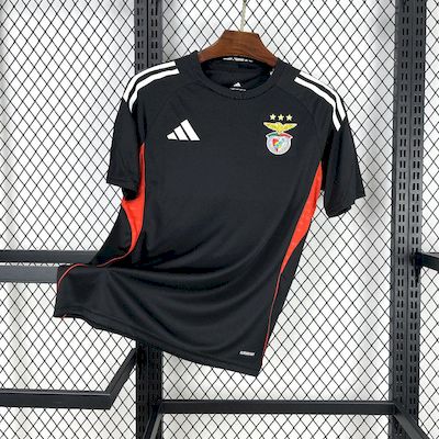Benfica 2025-26 Black pre-match training suit Jersey Benfica 2025-26 Black pre-match training suit Jersey