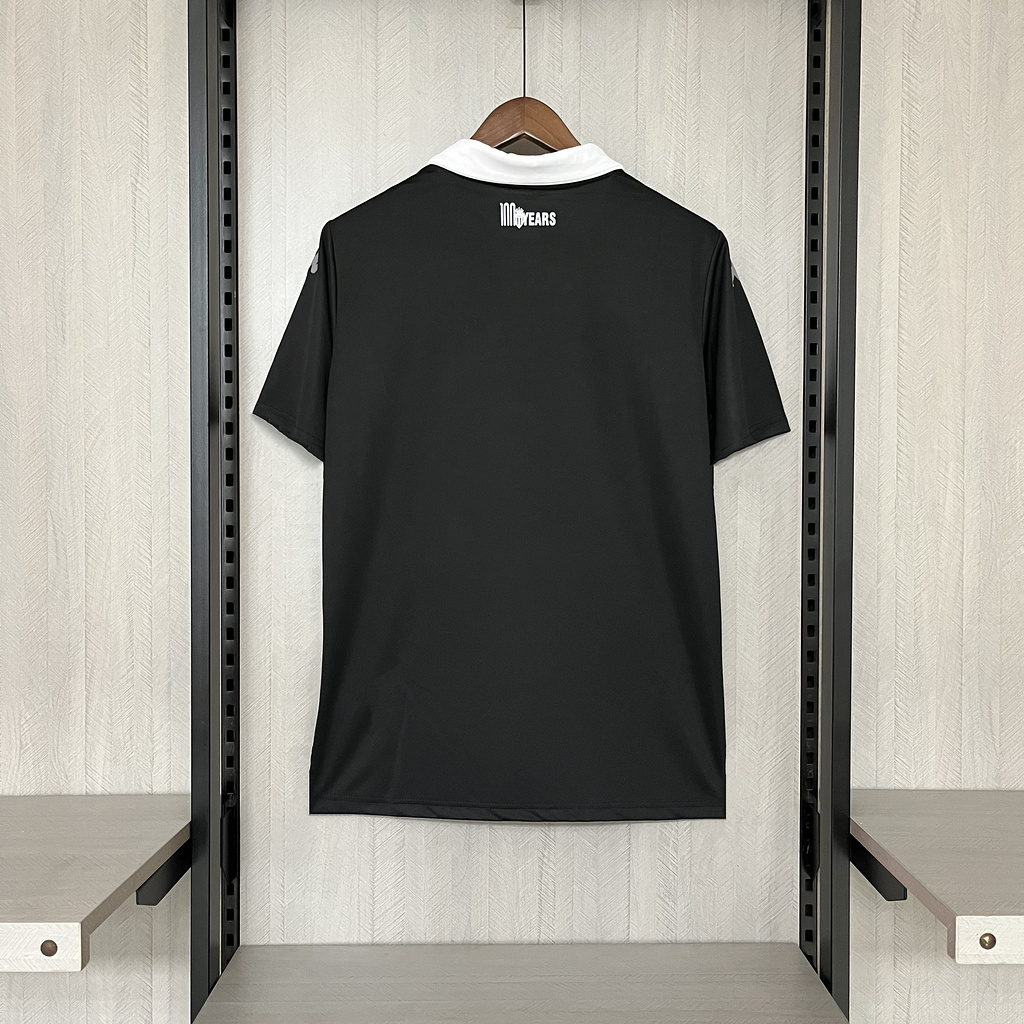 2025-26 AS Monaco 100th Anniversary Black Jersey