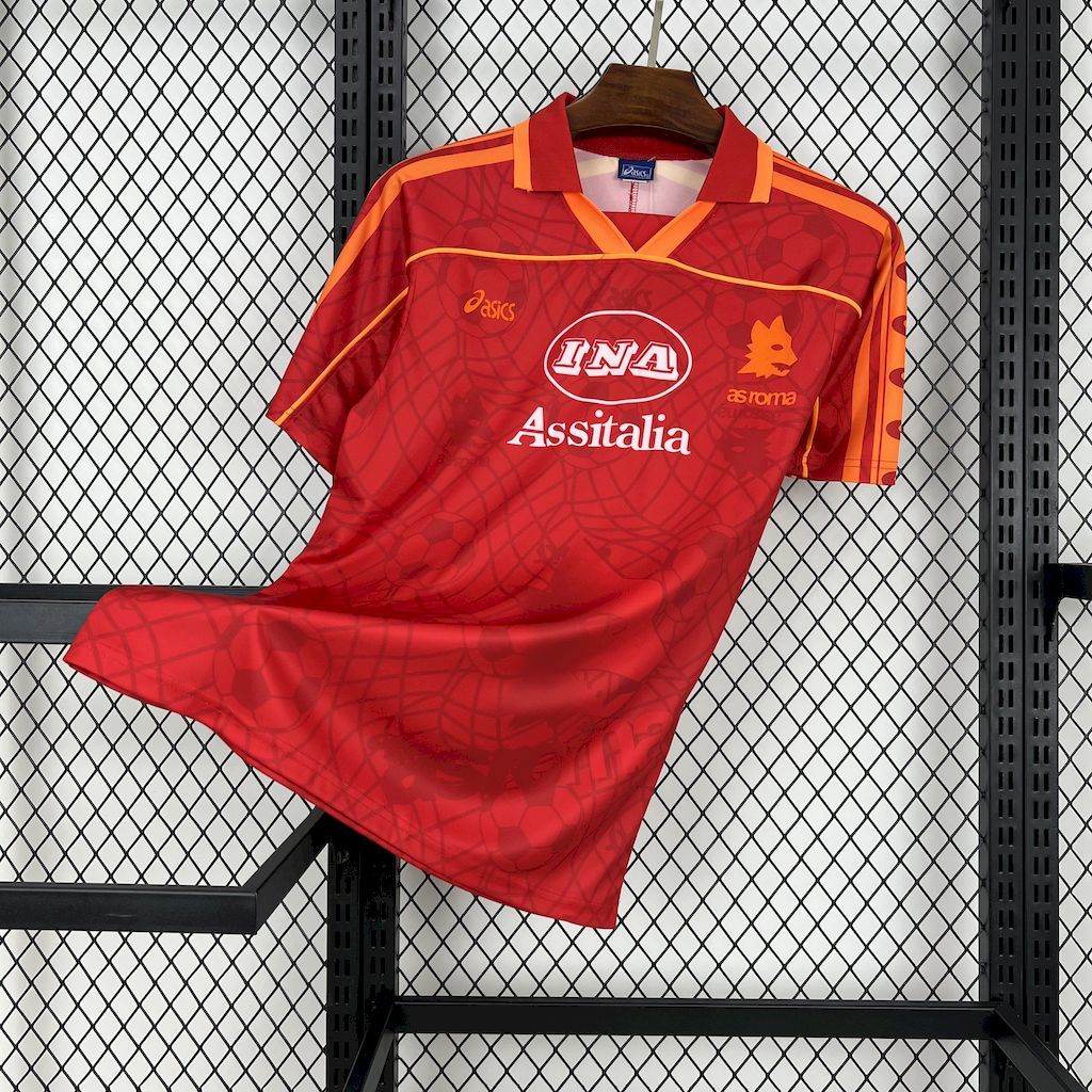 AS Roma 1995-96 Home Retro Jersey