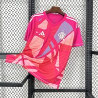 Flamengo 2025-26 Pink goalkeeper uniform Jersey