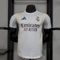 Real Madrid 2025-26 Home Jersey Player Version