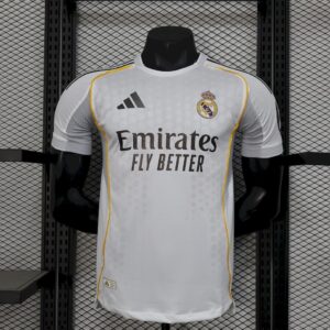 Real Madrid 2025 26 Home Jersey Player Version