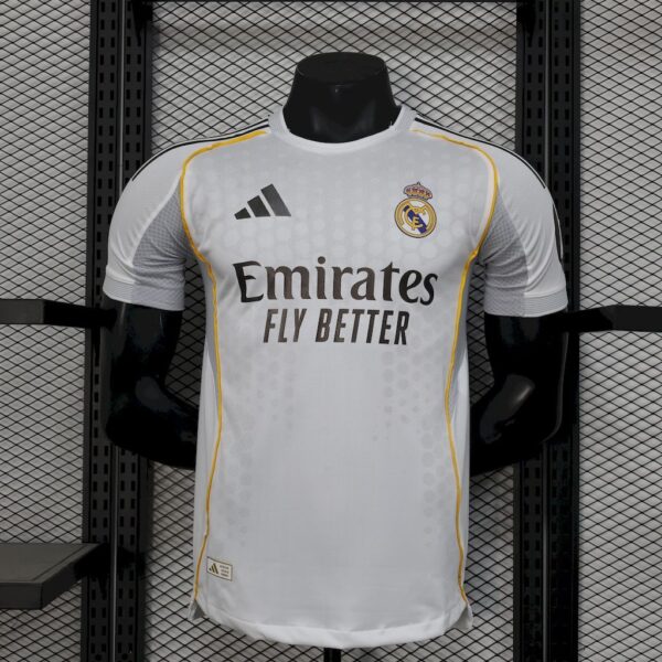 Real Madrid 2025 26 Home Jersey Player Version