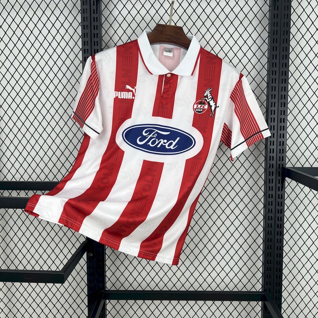 FC Köln 1995-96 Home Retro Jersey FC Köln 1995-96 Home Retro Jersey