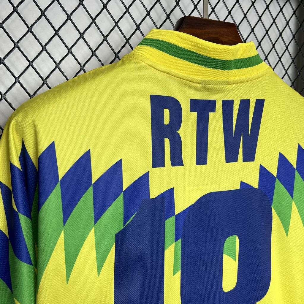 33882b78fcc54bff954aa660c9d43db5 Brazil 1995 Home Corteiz Retro Jersey