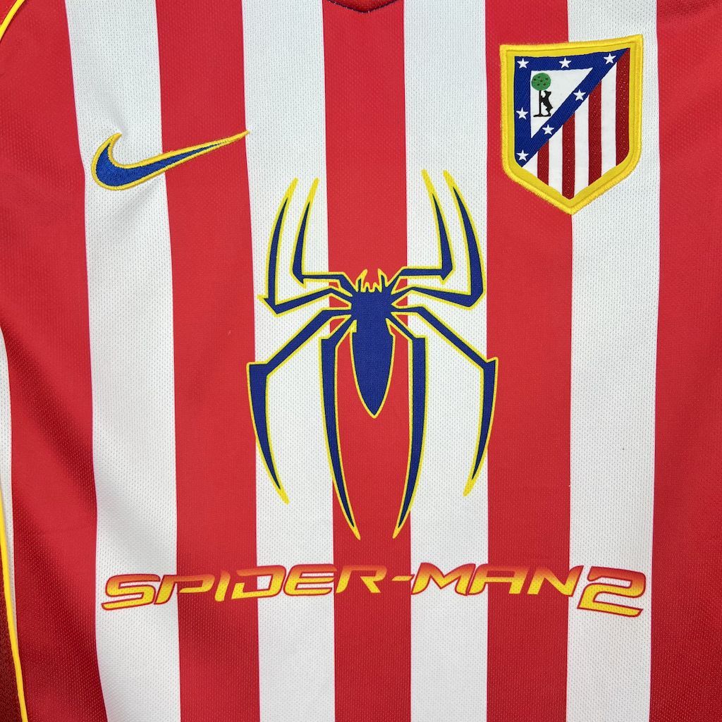 Atletico Madrid 2004-05 Home Retro Jersey