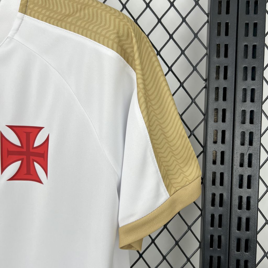 34143a98ee3144cf865076b7b057ff00 Vasco da gama 2025-26 Supporter White Gold Jersey