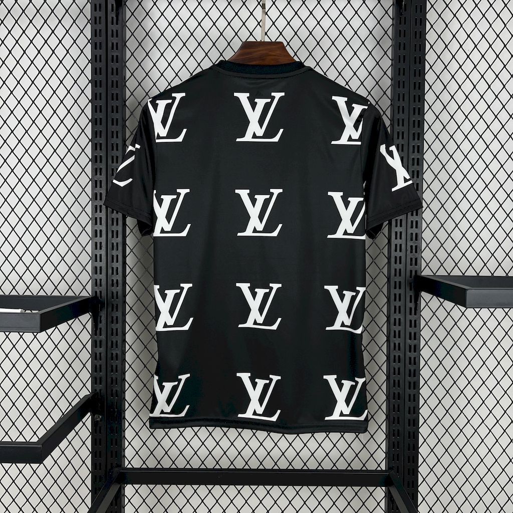 Real Madrid 2025-26 Louis Vuitton Joint Edition Black Jersey