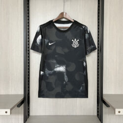 2025-26 Corinthians pre-match black jersey