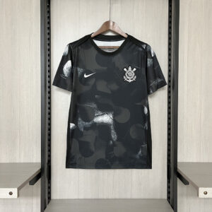 2025 26 Corinthians pre match black jersey