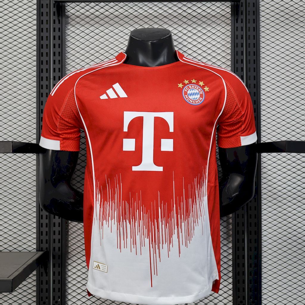 Bayern Munich 2025-26 Home Jersey Player Version