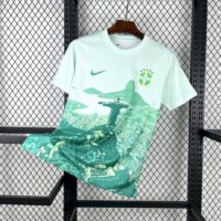 Brazil 2025-26 Green and white Jersey