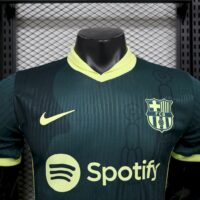Barcelona 202425 Dark green training Jersey Player Version