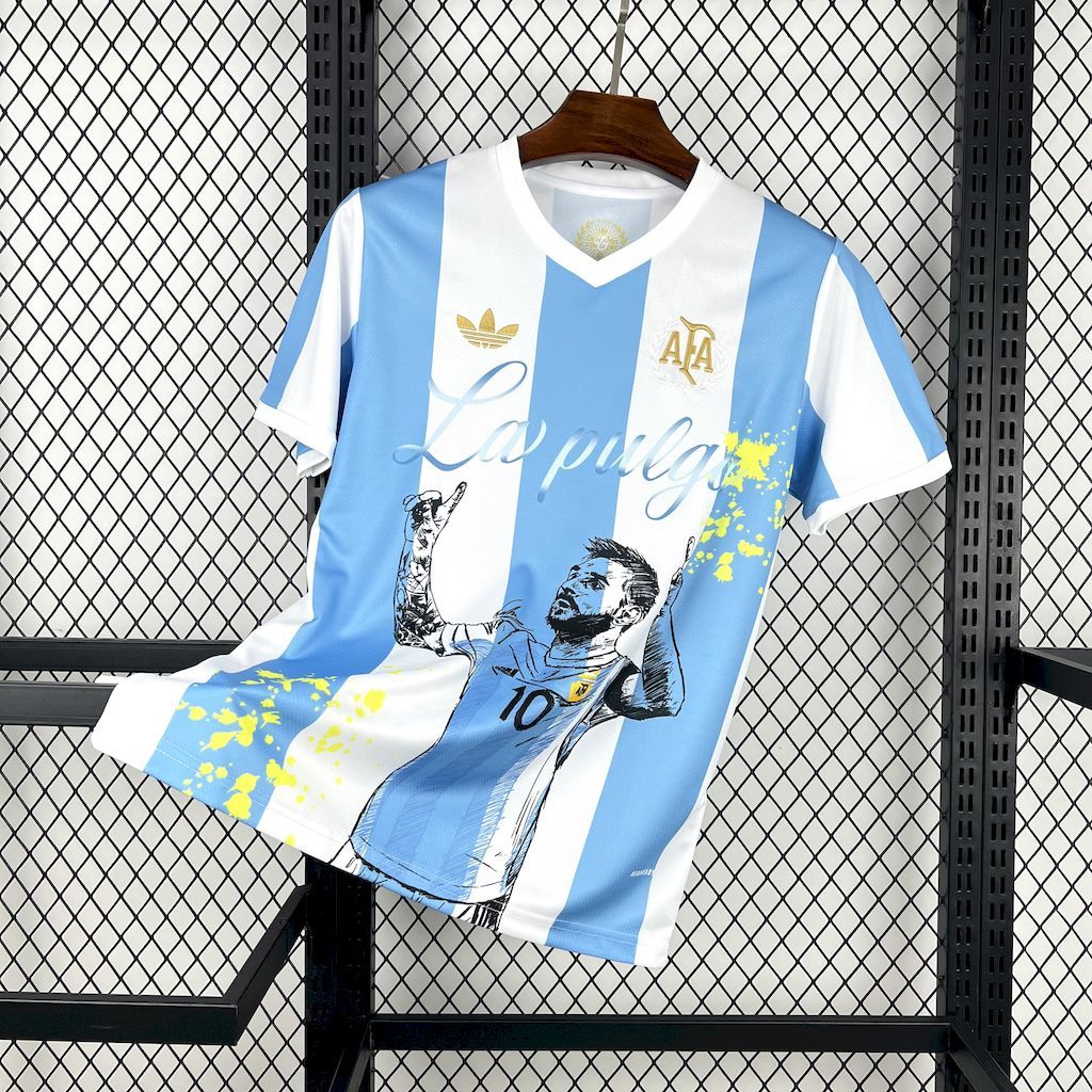 Argentina 202425 Adidas 50th Anniversary Messi Jersey