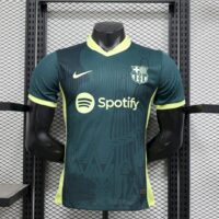 Barcelona 202425 Dark green training Jersey Player Version