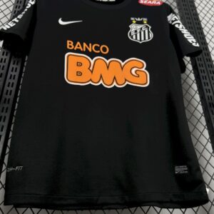 Santos 2011-12 Black Retro Jersey - Image 3