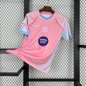 Barcelona 2025 26 pink special edition Jersey (With Champions League)