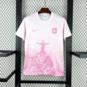 Brazil 2025 26 pink white Jersey