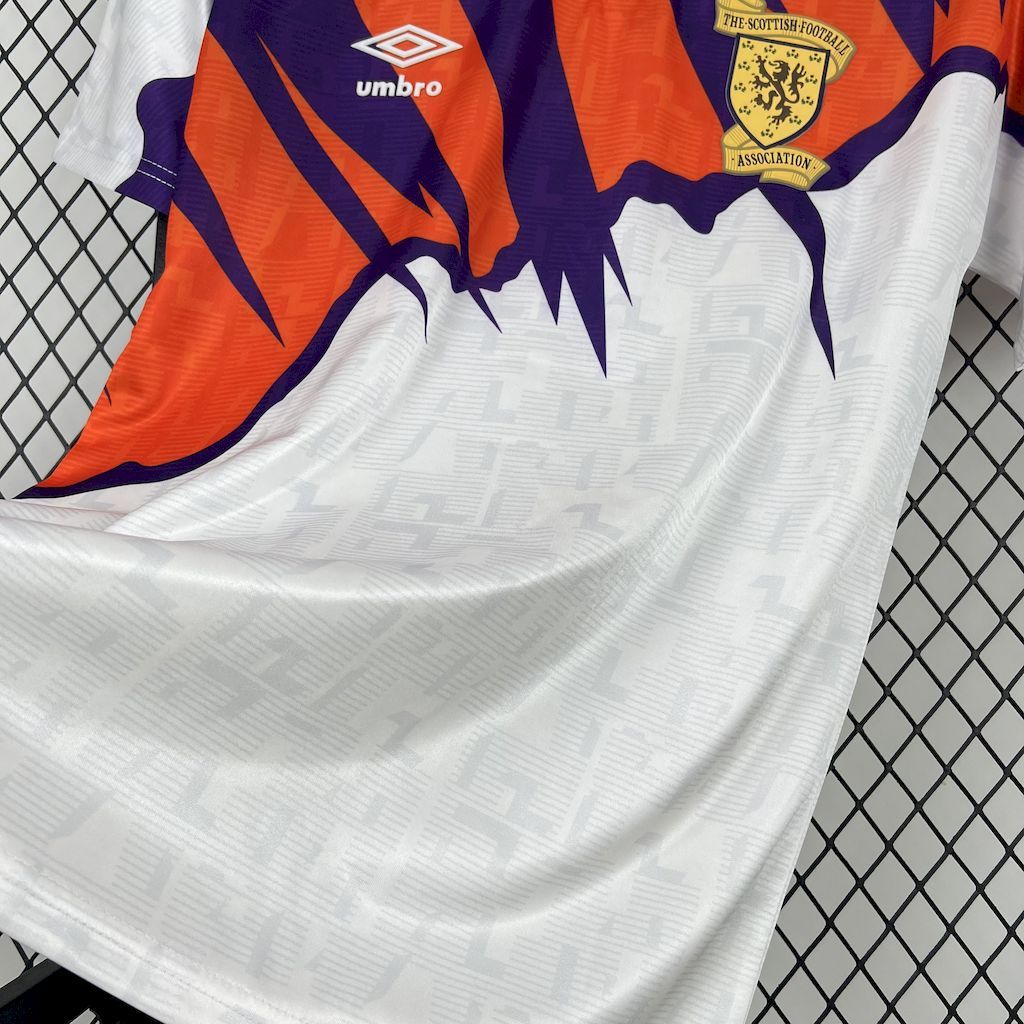 3bee1dc7708f4fc19e9e530af0a60275 Scotland 1991-93 Away Retro Jersey