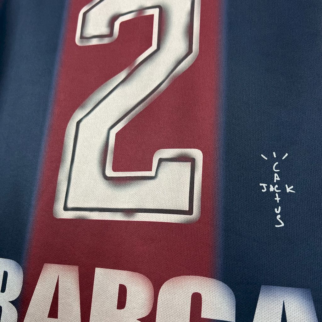 Barcelona 2000-01 Home Retro Skeleton Jersey