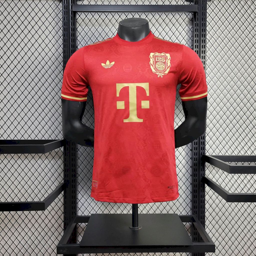 3c4bffa586364313815b05c090dd10cb Bayern Munich 2025-26 125th Anniversary Jersey Player Version