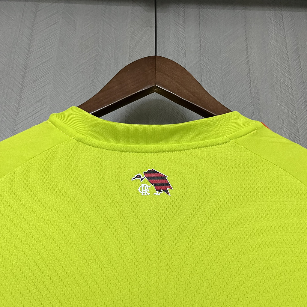 2025-26 Flamengo Goalkeeper Fluorescent Green Jersey