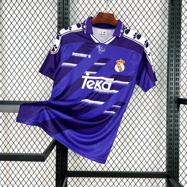 Real Madrid 1994-96 Away Retro Jersey