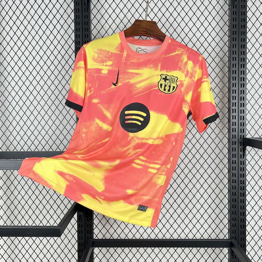 Barcelona 2025-26 Orange pre-match training Jersey