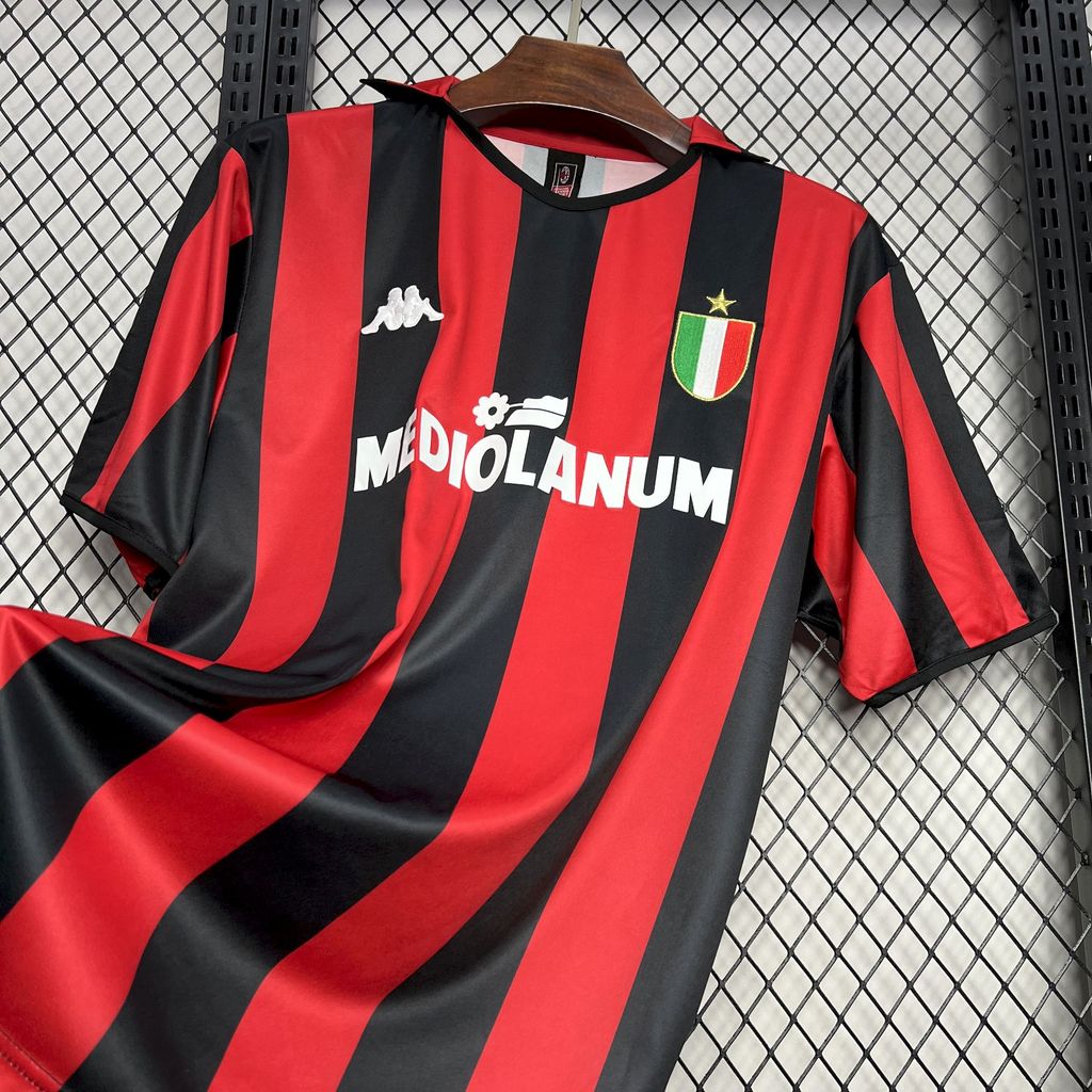 415a2b1dff6546a8aedfceb9f7274119 AC Milan 1988-89 Home Retro Jersey