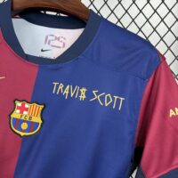 Barcelona 202425 Home Travis Scott Special Jersey