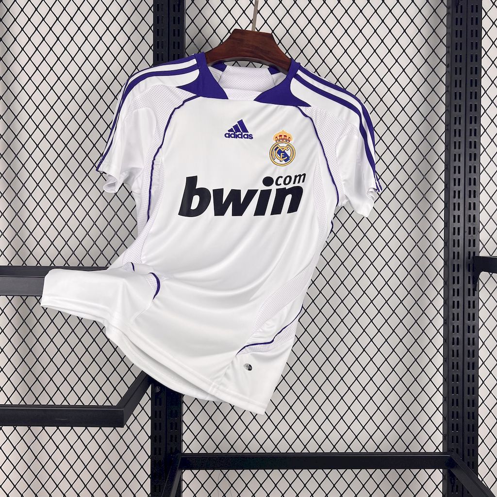 Real Madrid 2007-08 Home Retro Jersey