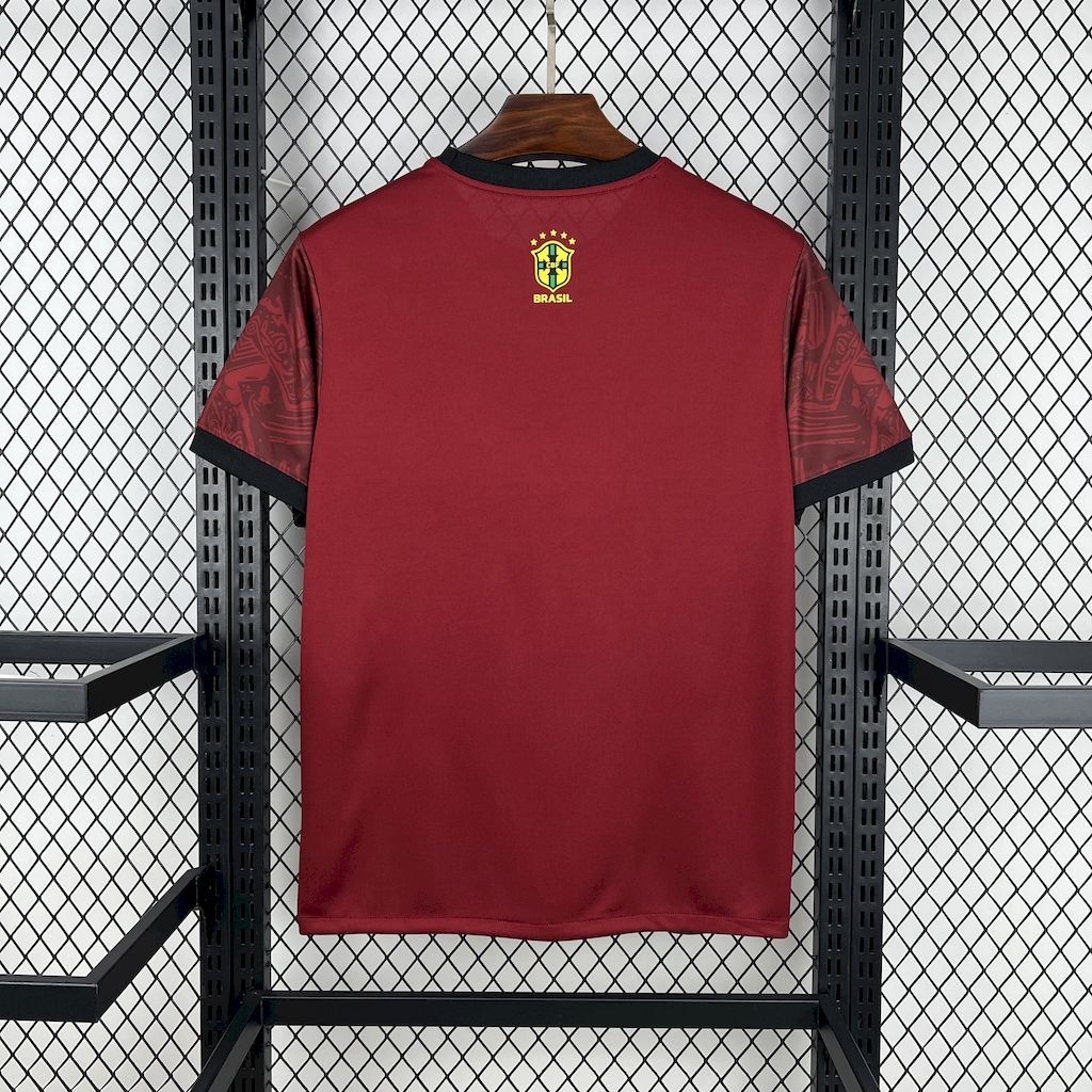 471974dd210842209fb10d734c4e5c10 Brazil 2025-26 Jordan Maroon Special Edition Jersey