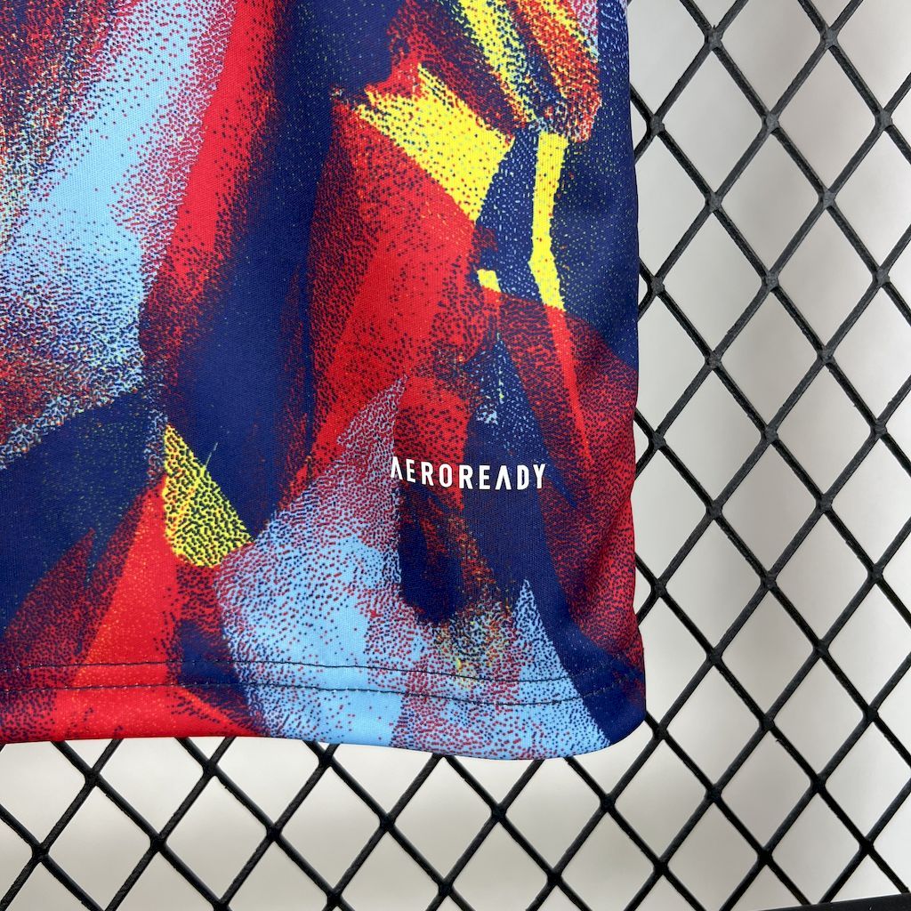 47c33518377f49d4a6fa654b9ae40ab4 Arsenal 2025-26 Colorful pre-match training Jersey