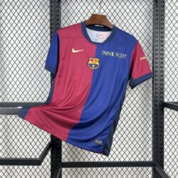Barcelona 202425 Home Travis Scott Special Jersey
