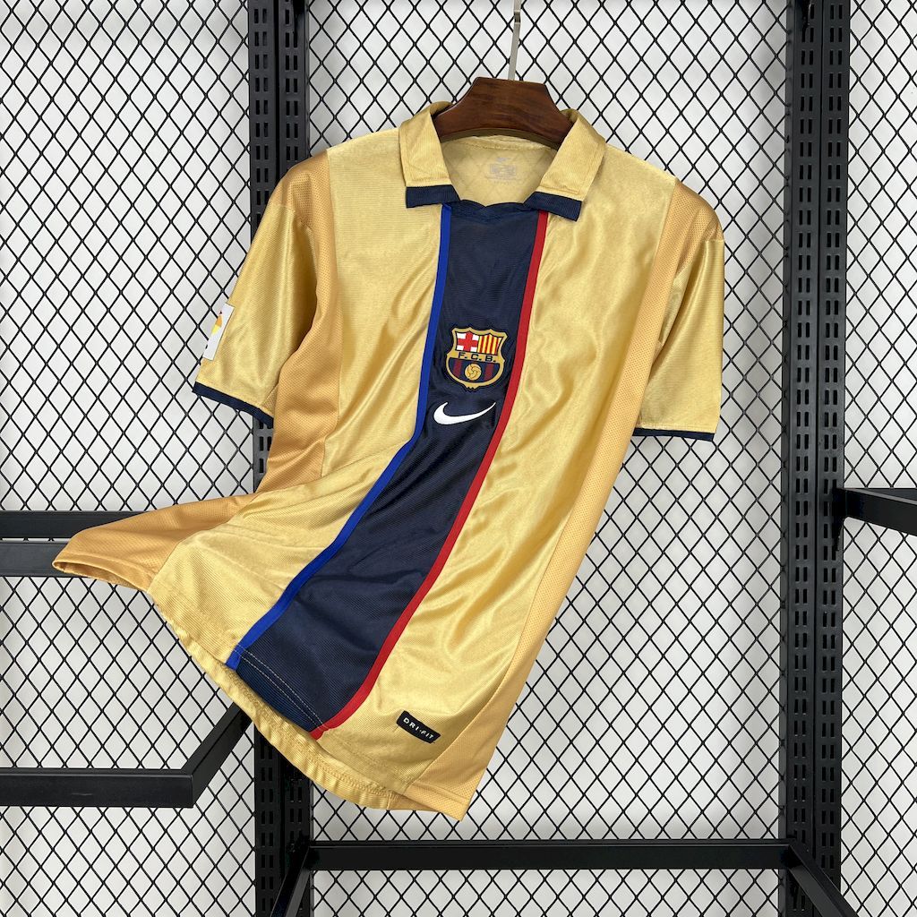 Barcelona 2001-02 Away Retro Jersey Barcelona 2001-02 Away Retro Jersey