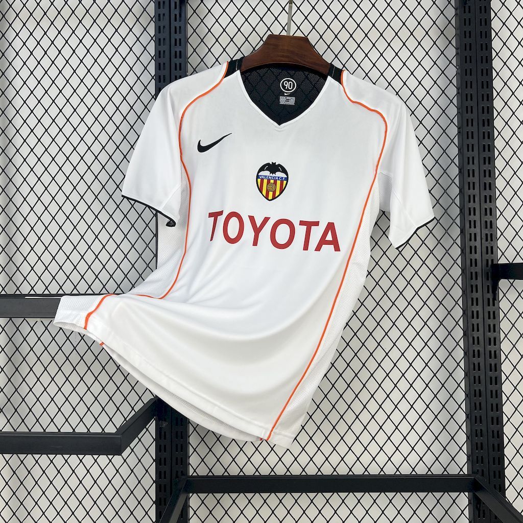 Valencia CF 2004-05 Home Retro Jersey