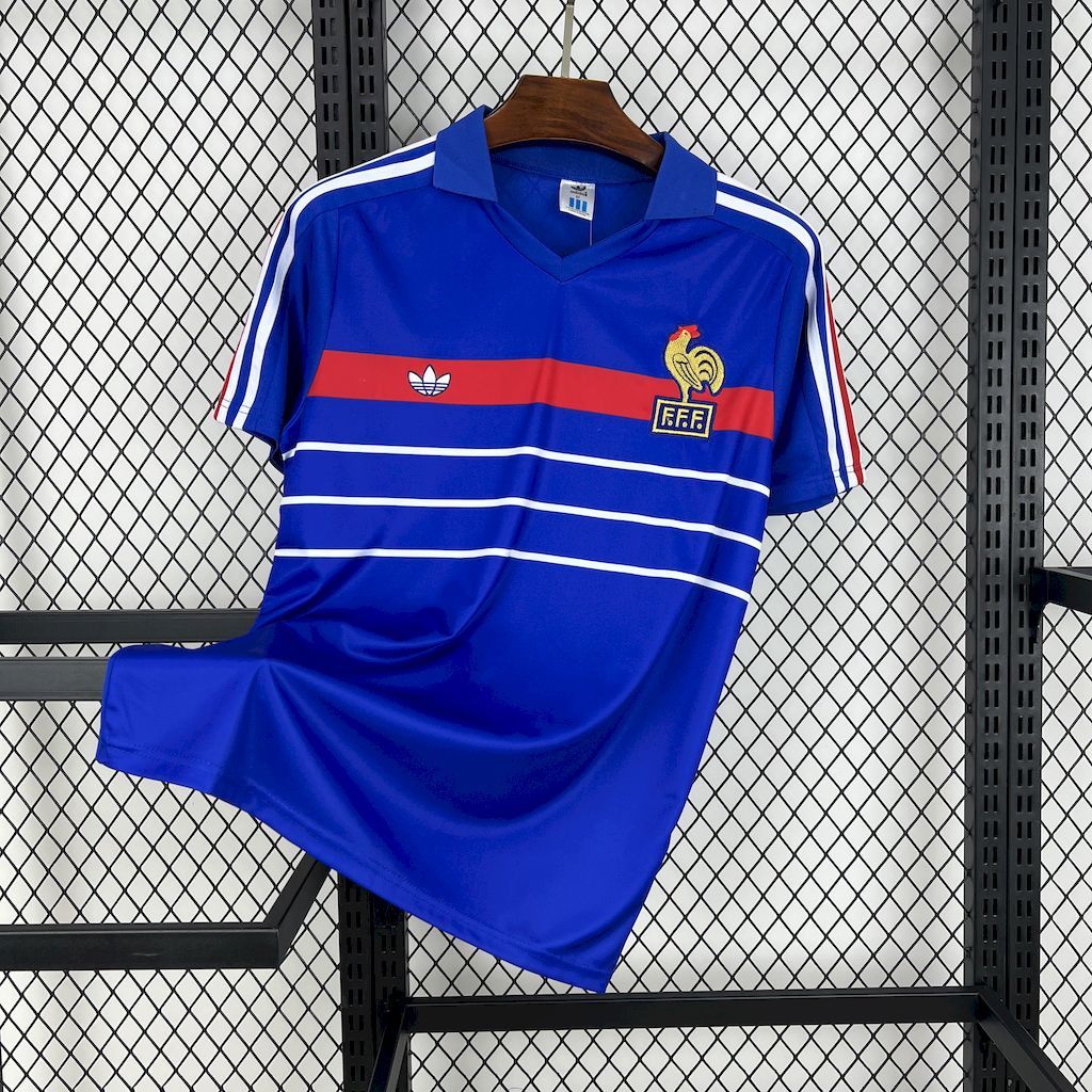 France 1984 Home Retro Jersey France 1984 Home Retro Jersey