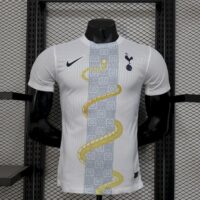 Tottenham Hotspur 2025-26 White Gold Snake Edition Jersey Player Version Tottenham Hotspur 2025-26 White Gold Snake Edition Jersey Player Version