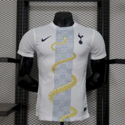 Tottenham Hotspur 2025-26 White Gold Snake Edition Jersey Player Version