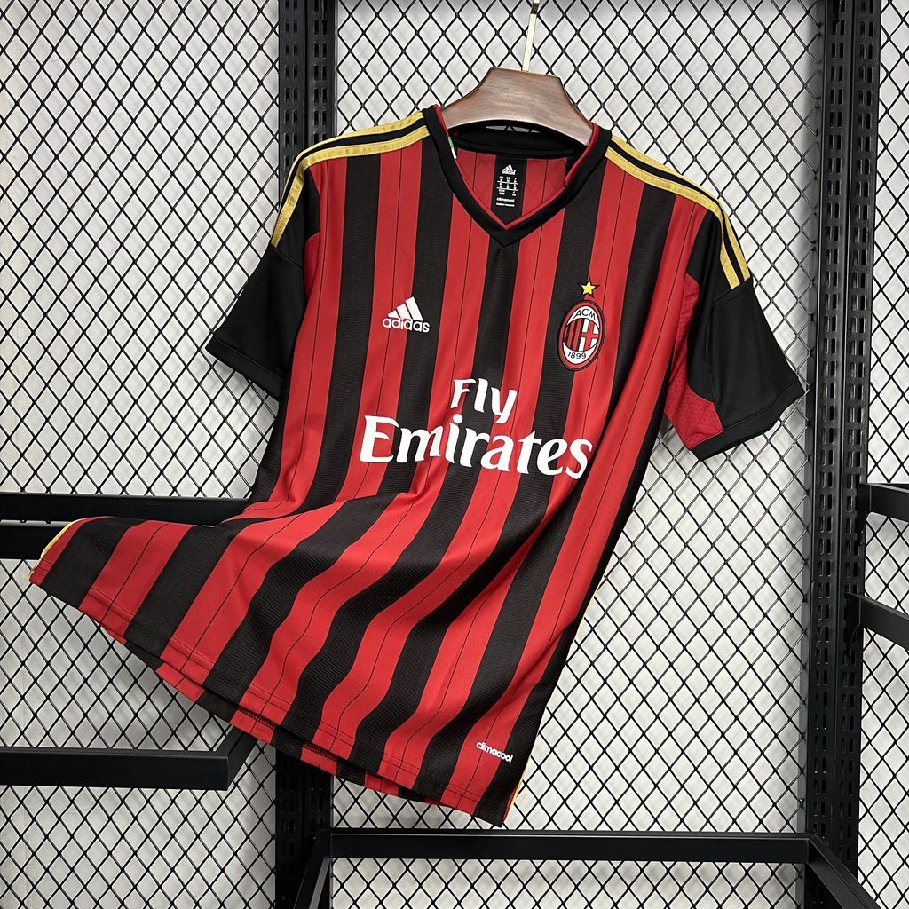 AC Milan 2013-14 Home Retro Jersey AC Milan 2013-14 Home Retro Jersey
