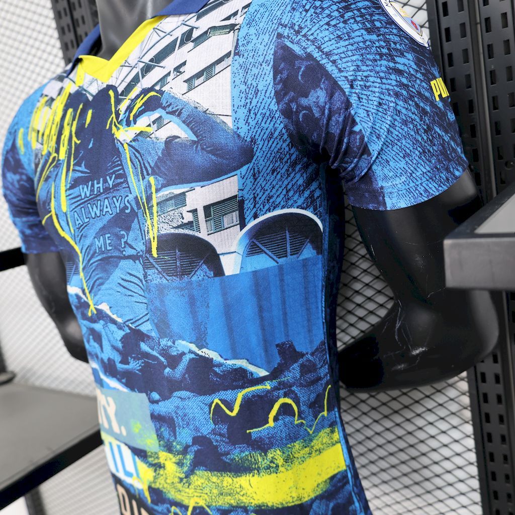 Manchester City 2025-26 Blue Special Edition Jersey Player Version
