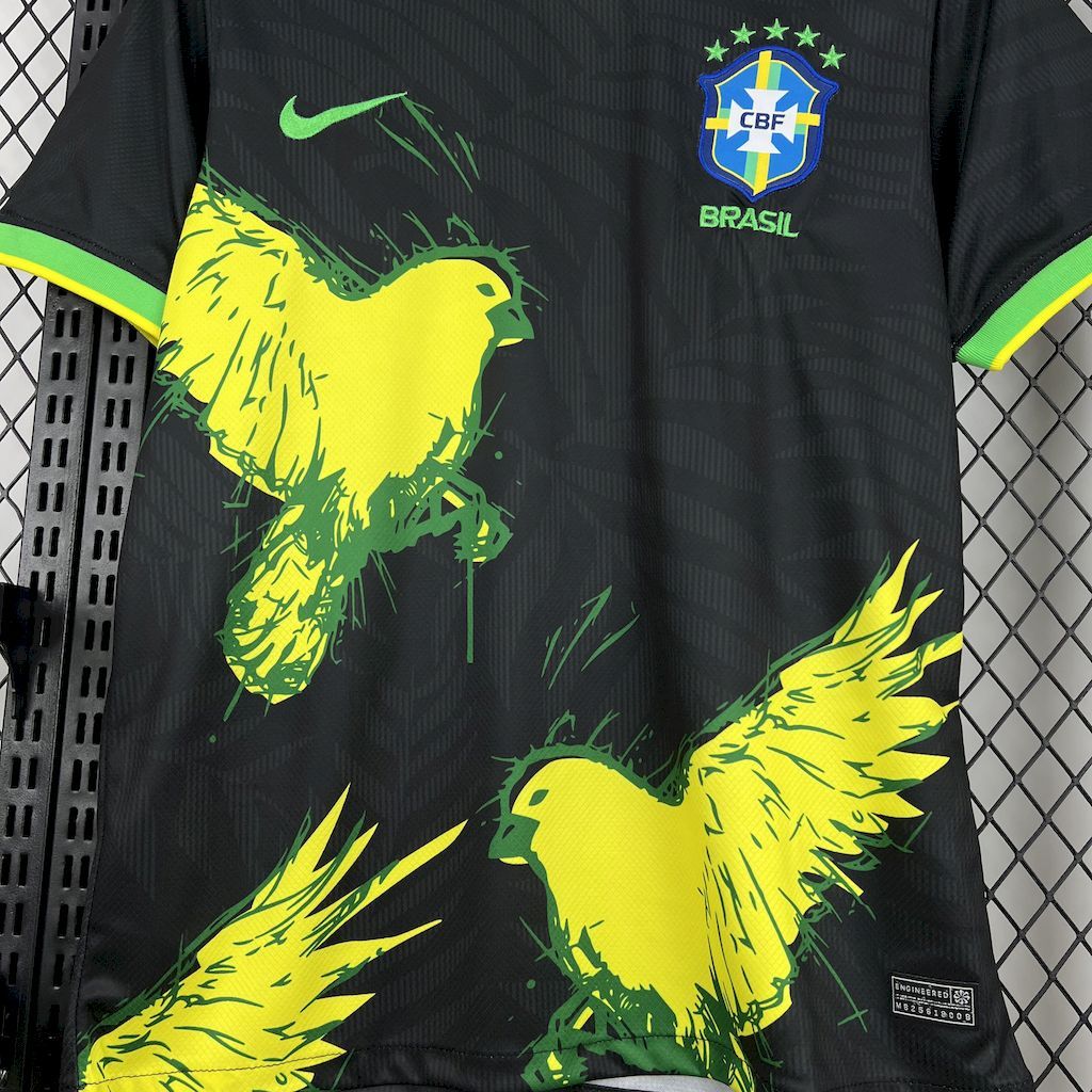 Brazil 2025-26 Dove Edition Black Jersey