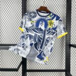 Brazil 2025-26 Blue and white Jersey