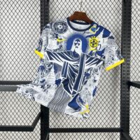 Brazil 2025-26 Blue and white Jersey